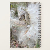 Open Milkweed Pods | Zaden met zijde | Planner (Achterkant)