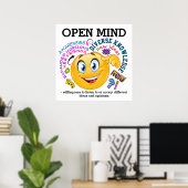 OPEN MIND - Affiche de vocabulaire (Bureau à domicile)