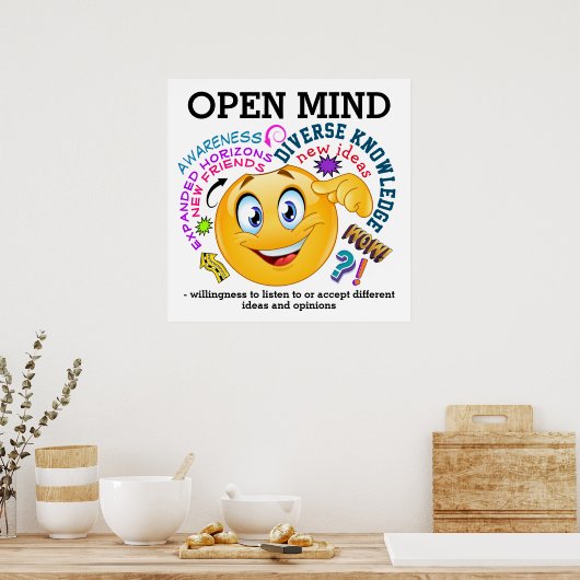 OPEN MIND - Affiche de vocabulaire (Cuisine)