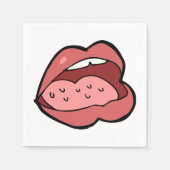 Open Mouth Paper Napkins Servet (Voorkant)