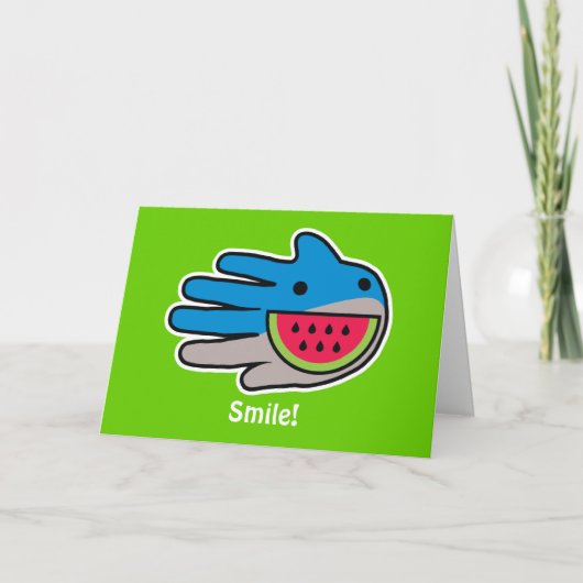 Open Mouth Shark Kaart (Voorkant)