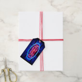 Open Neon Sign Cadeaulabel (Met Touw)