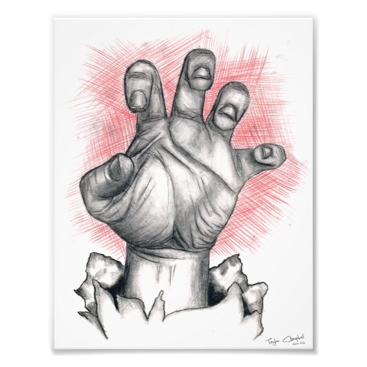 "Open niet, dood binnenin" Foto Afdruk (Voorkant)