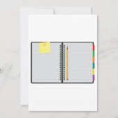 Open Notitieboek en potlood Kaart (Voorkant)