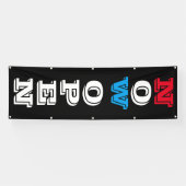 Open nu Verticaal 8-voet Spandoek (Horizontaal)