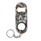 Open opal / Roestvrij stalen flesopening Mini Flessenopener (Voorkant)