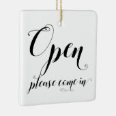 Open Ornament voor gesloten winkelvenster Glazen d (Rechts)