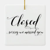 Open Ornament voor gesloten winkelvenster Glazen d (Achterkant)