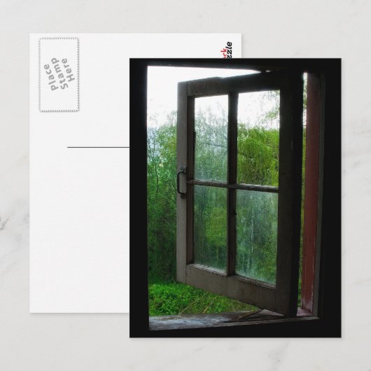 Open raam briefkaart (Voorkant / Achterkant)