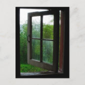 Open raam briefkaart (Voorkant)