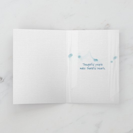 open raam en zeester oceaan dank u kaart (Binnen)