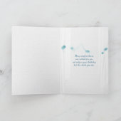 Open raam en zeesterren oceaan scene waterverf kaart (Binnen)