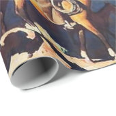 "Open Range" Westerne kunst van Maynard Dixon Cadeaupapier (Rol Hoek)