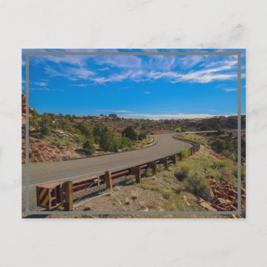 Open Road. Briefkaart (Voorkant)