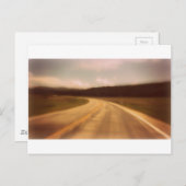 Open Road Nostalgisch Briefkaart Afbeelding (Voorkant / Achterkant)