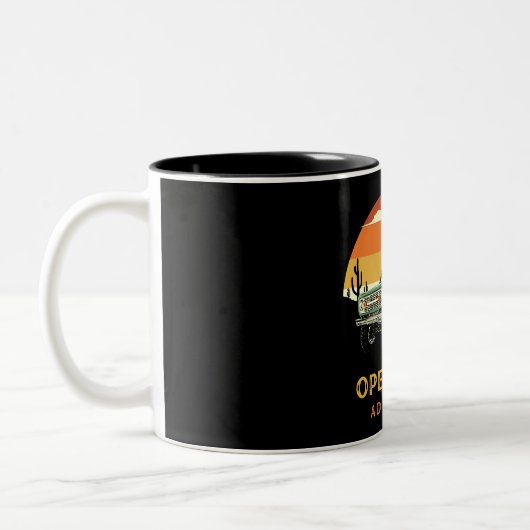 Open road retro aventure Coffee Mugs (Gauche)