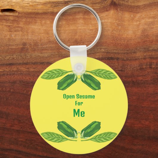 Open sesamdesigner Sleutelhanger (Achterkant)