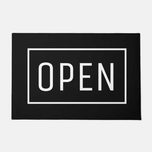 OPEN SIGN DEURMAT (Voorkant)