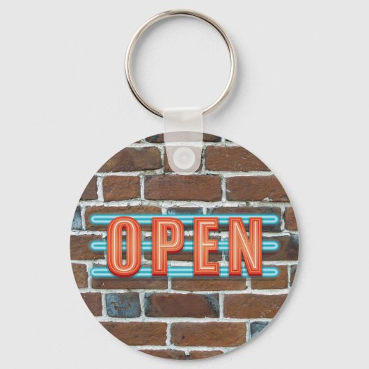OPEN SIGN SLEUTELHANGER (Voorkant)