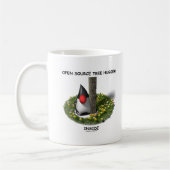 Open Source Tree Hugger Inside (hertog) Koffiemok (Links)