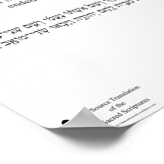 Open source vertaling Ruth 1:2 Poster (Hoek)