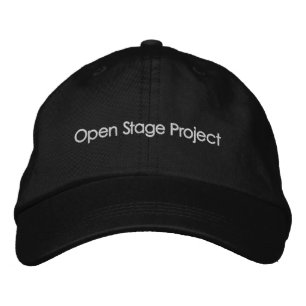 Open Stage Project geborduurde honkbalhoed Pet