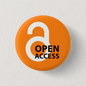 Open toegangspasje ronde button 3,2 cm (Voorkant)