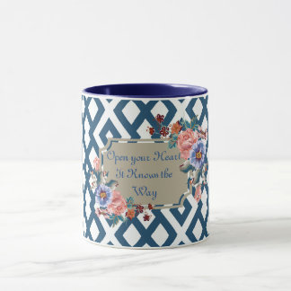 Open Uw Hart het de Mok van de Ontwerper van de Ma