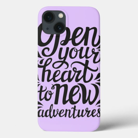 Open uw hart voor nieuwe avonturen Case-Mate iPhone case (Achterkant)