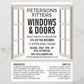 Open-vensterontwerp, Venster- en Deur Fitter-bedri Flyer (Voorkant)