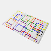 Open vierkante deurmat (Schuin)