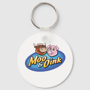 Open voor Moo- en Oink-flesje Sleutelhanger
