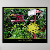 Open voor ontbijt poster (Voorkant)