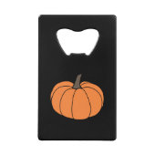 Open voor pompoen kredietkaart flessenopener (Voorkant)