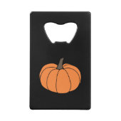 Open voor pompoen kredietkaart flessenopener (Achterkant)