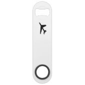 Open voor vliegtuigflessen speed flessenopener (Voorkant)