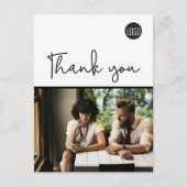 Open voor zakelijk gebruik Uw Logo Dank u Briefkaart (Voorkant)