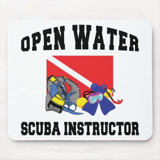 Open Water SCUBA Instructor Muismat (Voorkant)