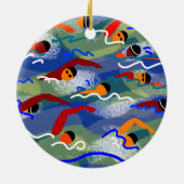 Open Water Swim Ornament (Achterkant)