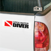 Open-waterduiker Bumpersticker (Op Truck)