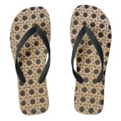 Open Weave Rattan Cane Teenslippers (Voetbed)