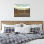 Open weg canvas afdruk (Insitu (Slaapkamer))