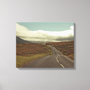 Open weg canvas afdruk