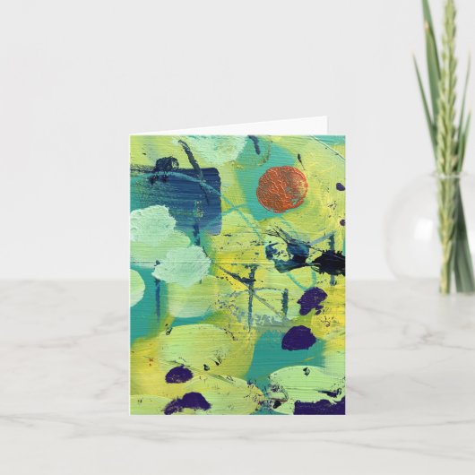 Open weide/omheining briefkaarten (Voorkant)