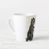 Open Wide van Louis Wain Latte Mok (Linkerhoek)