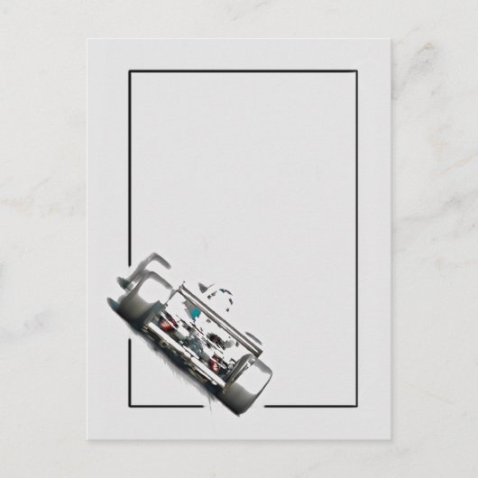 Open-wielracer Briefkaart (Voorkant)