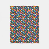 "Open wijd!" pluche deken (Voorkant)