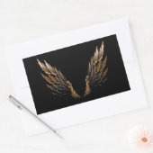 Open Wings Rechthoekige Sticker (Envelop)