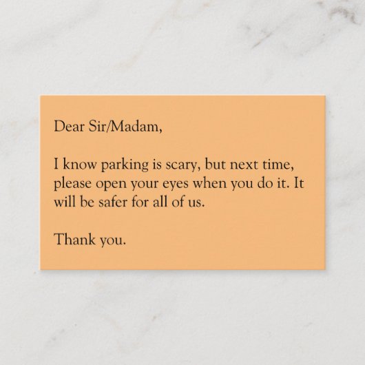 Open your eyes visitekaartje (Voorkant)