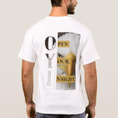 Open Your Insight – Men's Bold Minimalist T-Shirt  (Achterkant)
